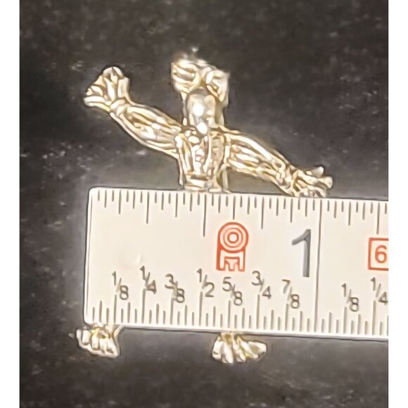 Vintage 1950's Ragdoll Brooch, silver plated - Picture 5 of 14